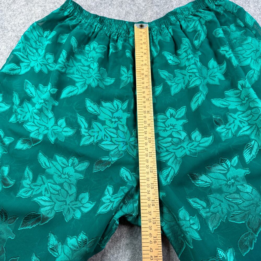 Vintage Victoria Secret Women's L Sheer Floral Pajama Pant Set‎ - Picture 7 of 9